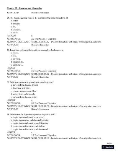 Test Bank For Nutrition for Health and Healthcare 6th Edition Test Bank - Page 30 preview image