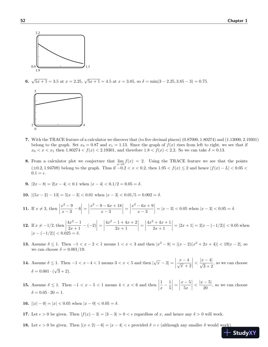 Solution Manual for Calculus, 10th Edition, page 15
