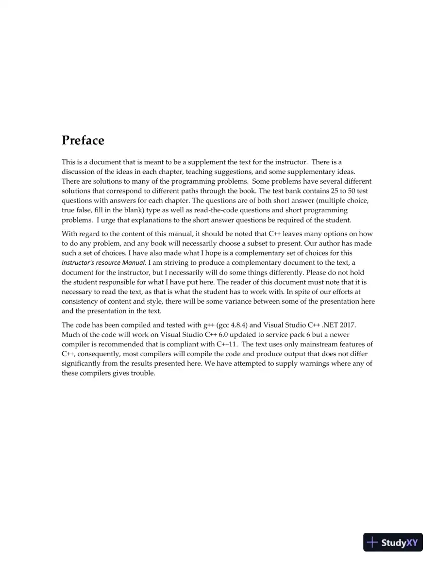 Solution Manual for Problem Solving with C++, 10th Edition, page 4