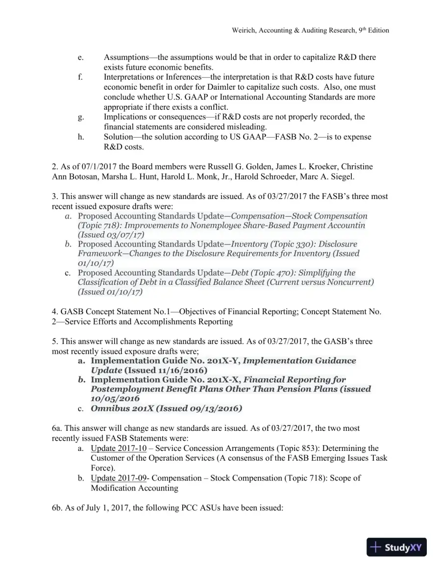 Solution Manual for Accounting And Auditing Research: Tools And Strategies , 9th Edition, page 16