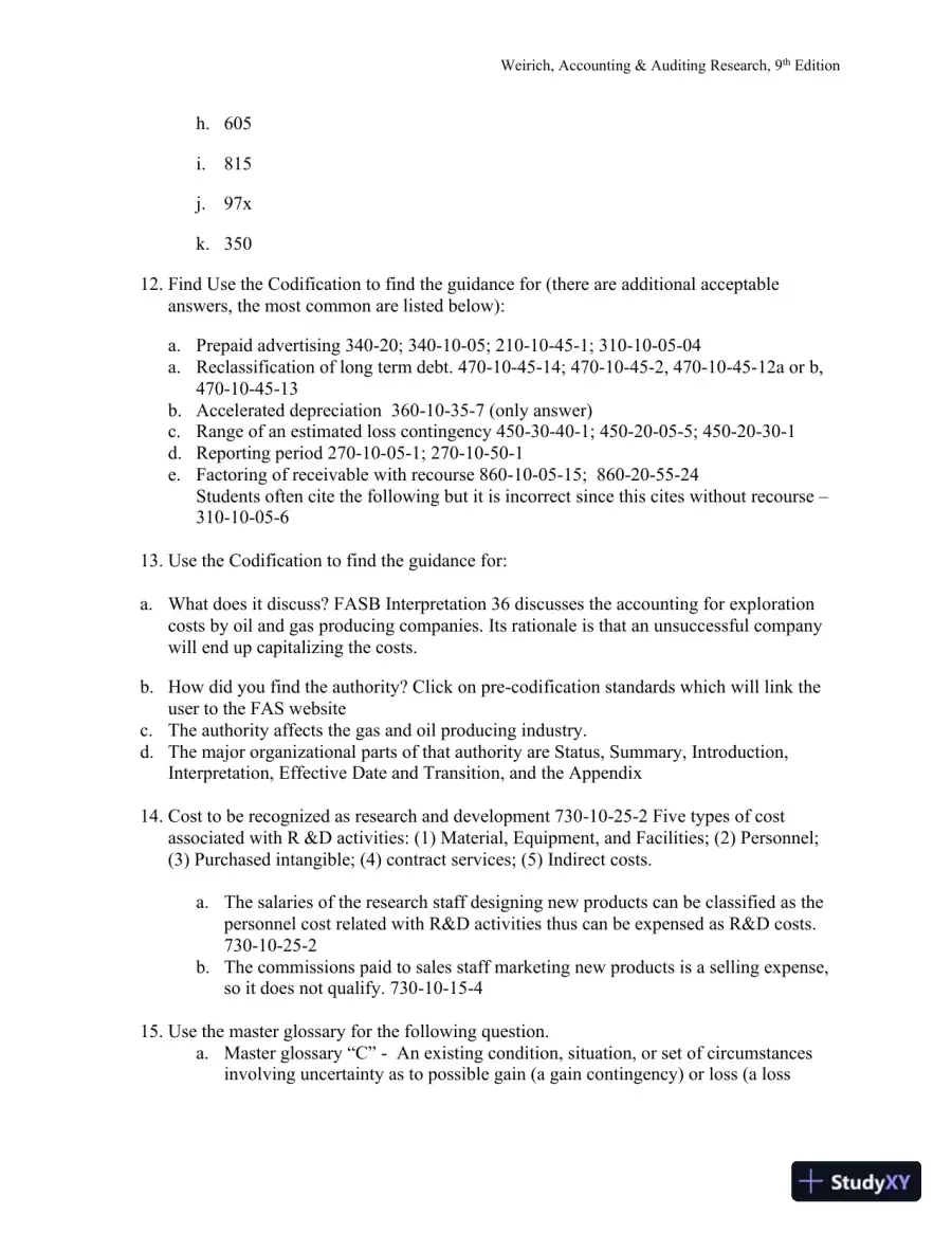 Solution Manual for Accounting And Auditing Research: Tools And Strategies , 9th Edition, page 23