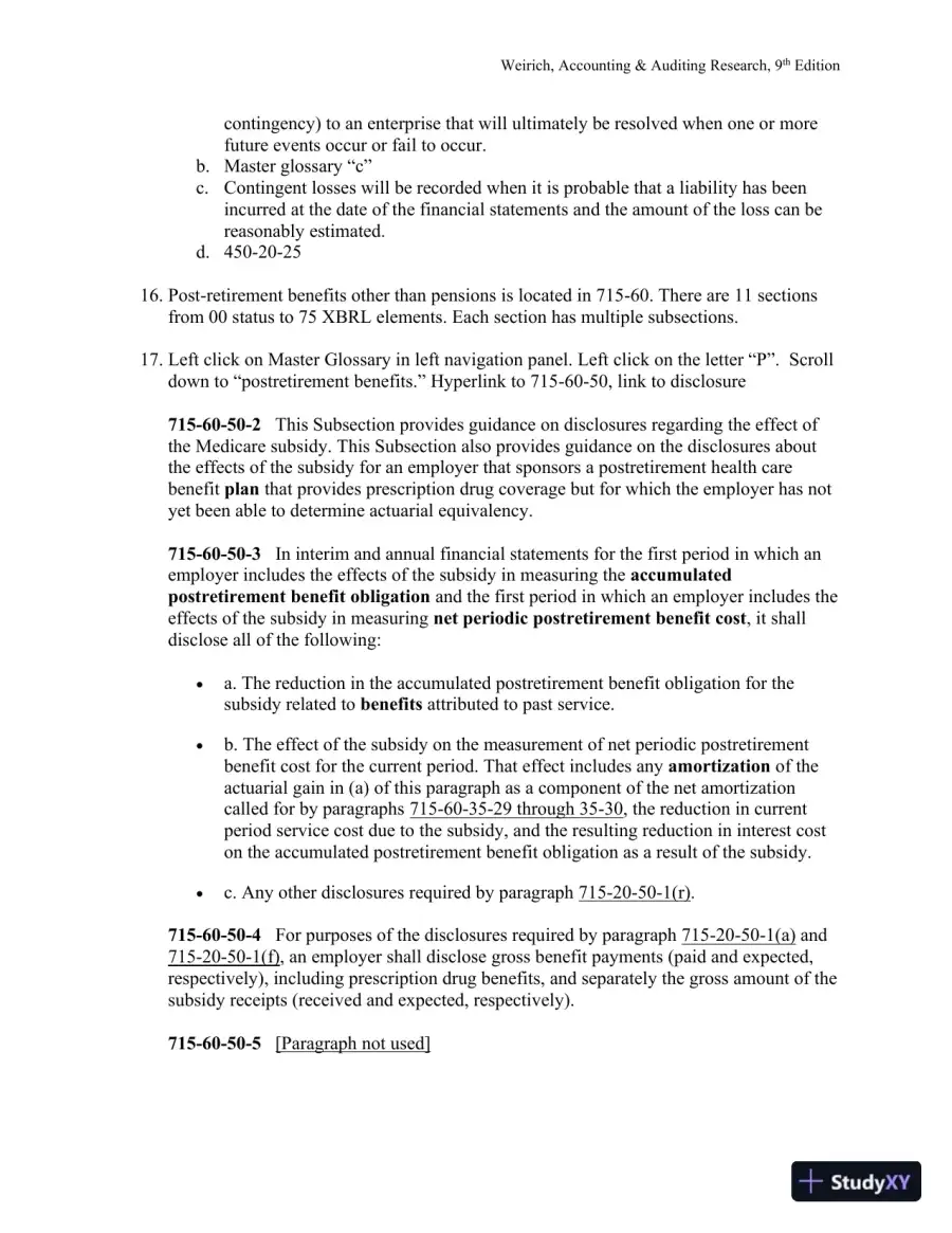 Solution Manual for Accounting And Auditing Research: Tools And Strategies , 9th Edition, page 24