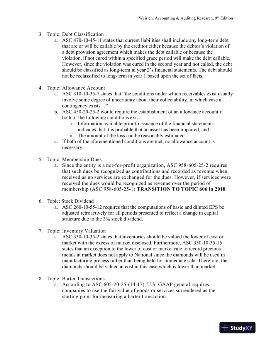 Solution Manual for Accounting And Auditing Research: Tools And Strategies , 9th Edition, page 29