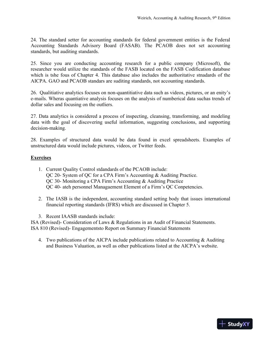 Solution Manual for Accounting And Auditing Research: Tools And Strategies , 9th Edition, page 5