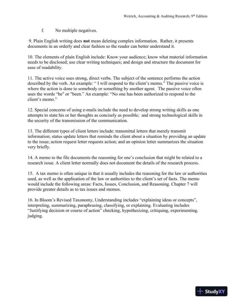 Solution Manual for Accounting And Auditing Research: Tools And Strategies , 9th Edition, page 7