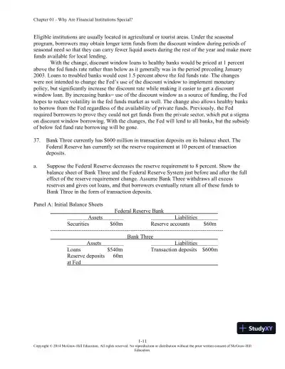 Solution Manual for Financial Institutions Management: A Risk Management Approach, 8th Edition - Page 12 preview image