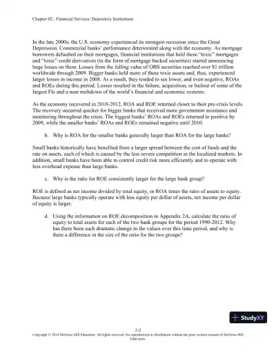 Solution Manual for Financial Institutions Management: A Risk Management Approach, 8th Edition - Page 17 preview image