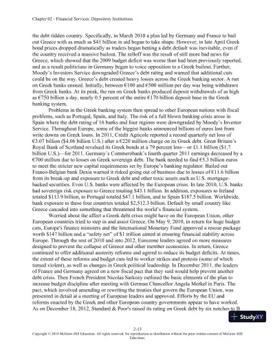 Solution Manual for Financial Institutions Management: A Risk Management Approach, 8th Edition - Page 28 preview image