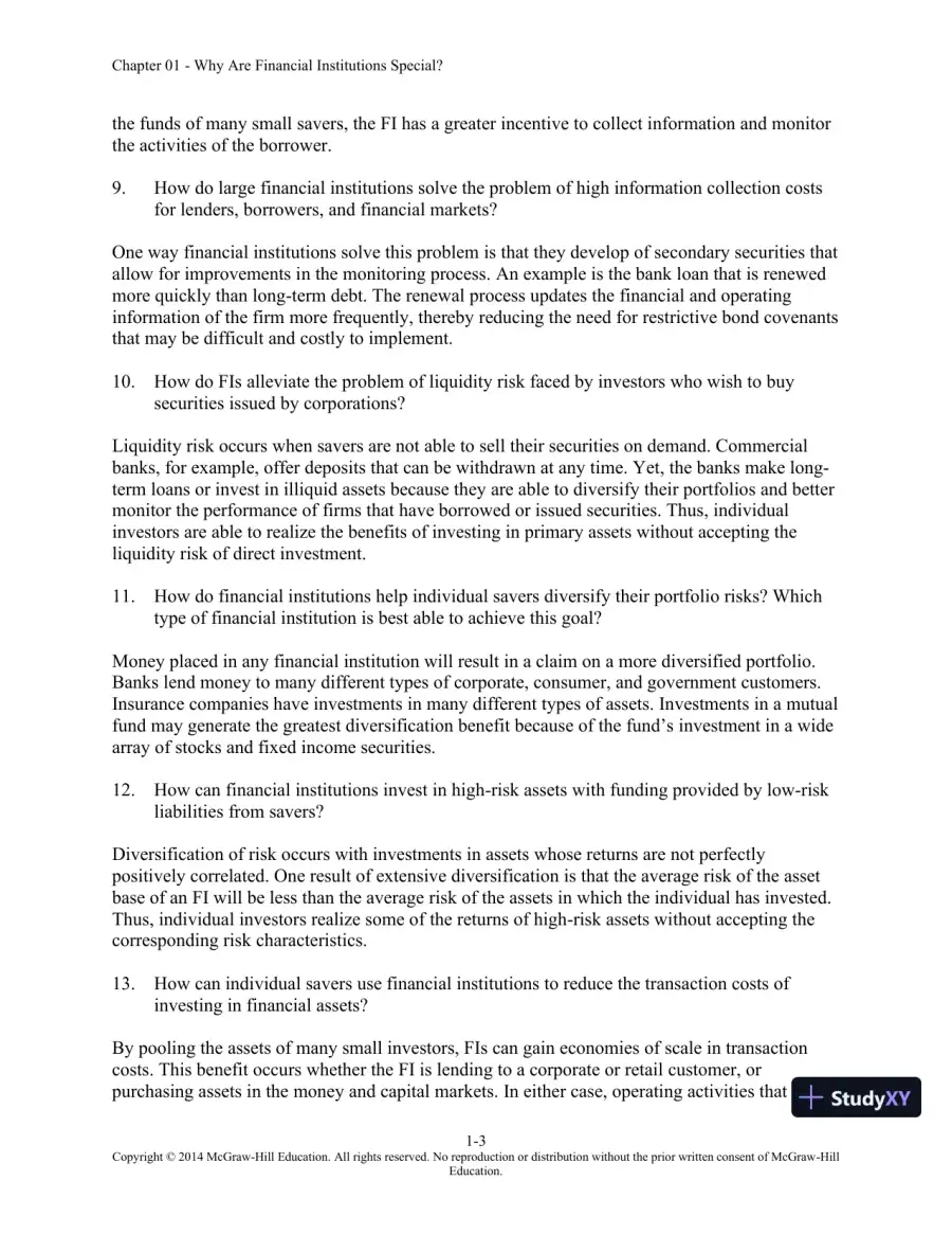 Solution Manual for Financial Institutions Management: A Risk Management Approach, 8th Edition, page 4