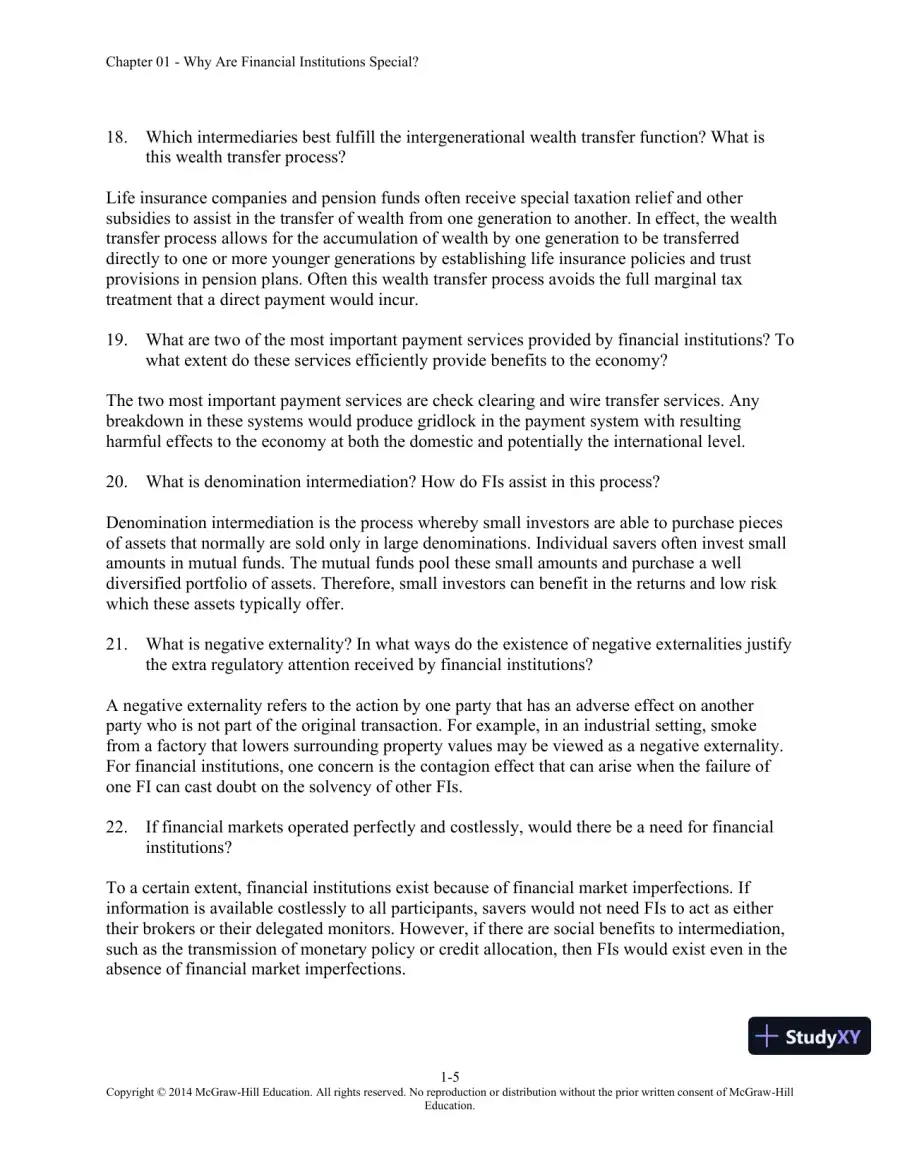 Solution Manual for Financial Institutions Management: A Risk Management Approach, 8th Edition, page 6