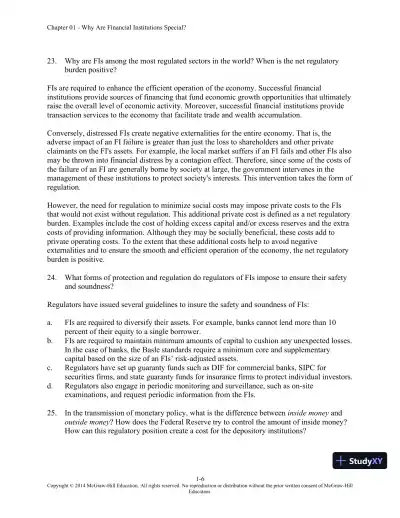 Solution Manual for Financial Institutions Management: A Risk Management Approach, 8th Edition - Page 7 preview image