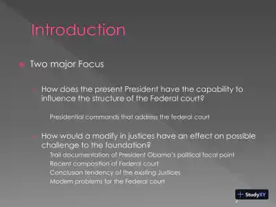 Modern Confronts To The Foundation: Potential Presidential Impact On Federal Court - Page 3 preview image