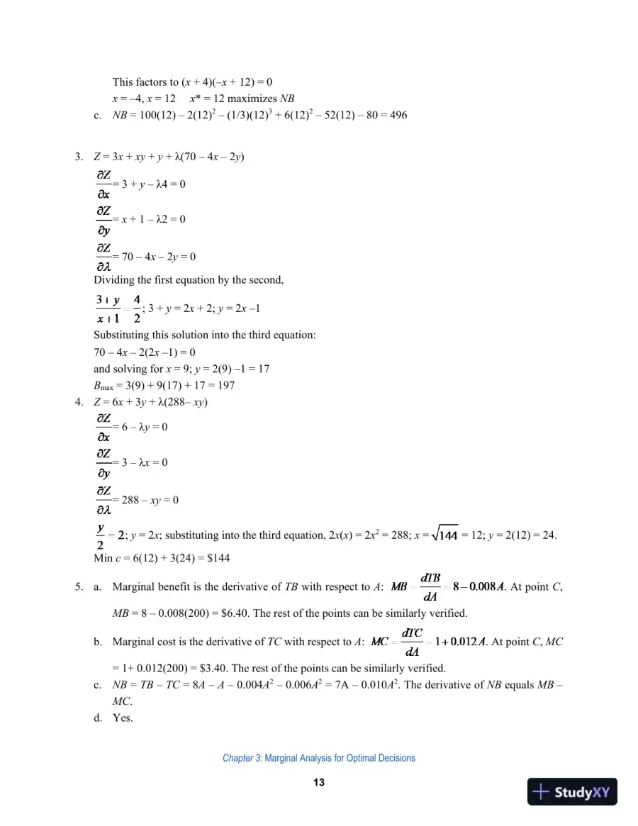 Solution Manual For Managerial Economics: Foundations of Business Analysis and Strategy, 13th Edition, page 14