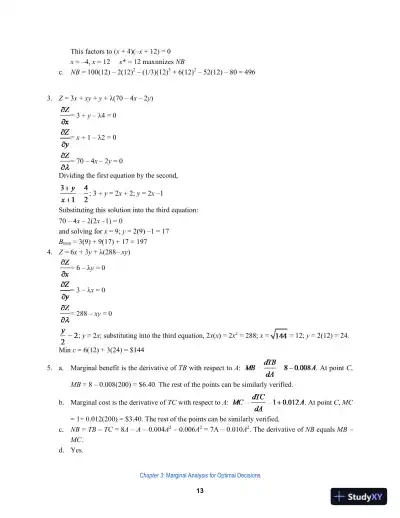 Solution Manual For Managerial Economics: Foundations of Business Analysis and Strategy, 13th Edition - Page 14 preview image