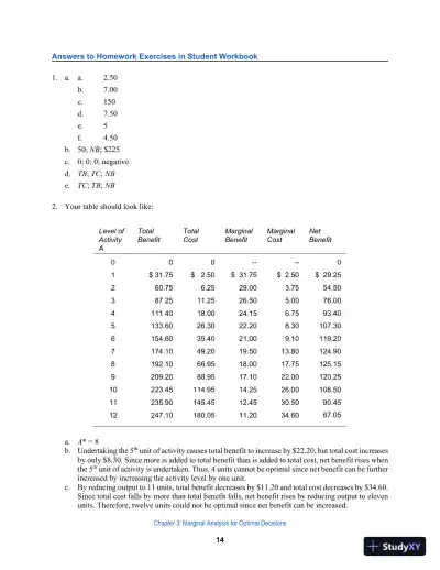 Solution Manual For Managerial Economics: Foundations of Business Analysis and Strategy, 13th Edition - Page 15 preview image