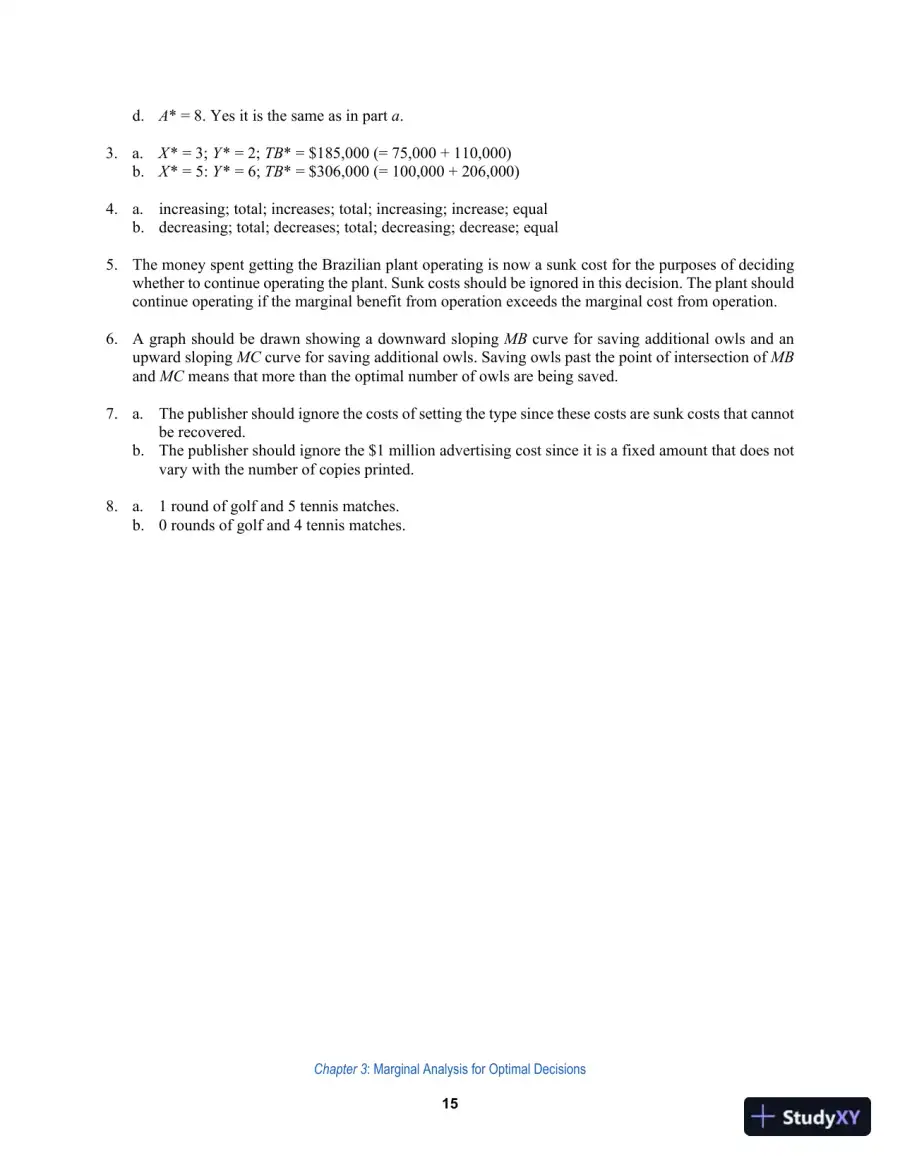 Solution Manual For Managerial Economics: Foundations of Business Analysis and Strategy, 13th Edition, page 16