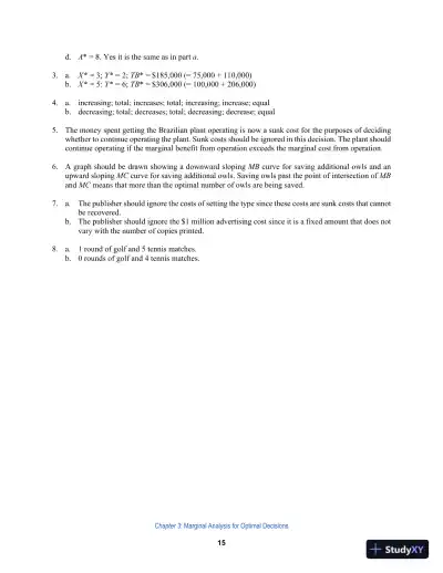 Solution Manual For Managerial Economics: Foundations of Business Analysis and Strategy, 13th Edition - Page 16 preview image
