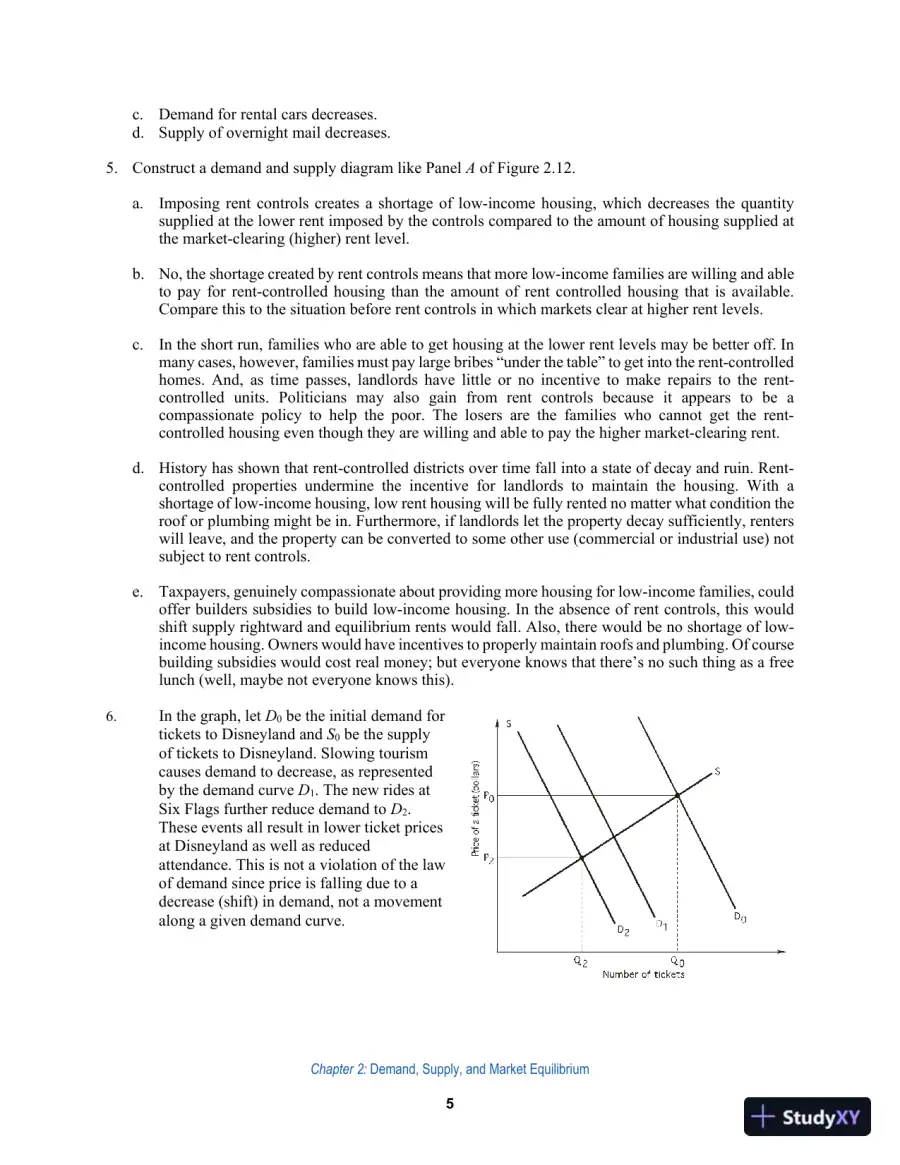 Solution Manual For Managerial Economics: Foundations of Business Analysis and Strategy, 13th Edition, page 6