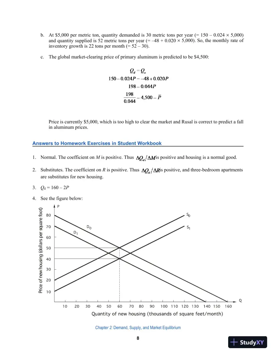 Solution Manual For Managerial Economics: Foundations of Business Analysis and Strategy, 13th Edition, page 9