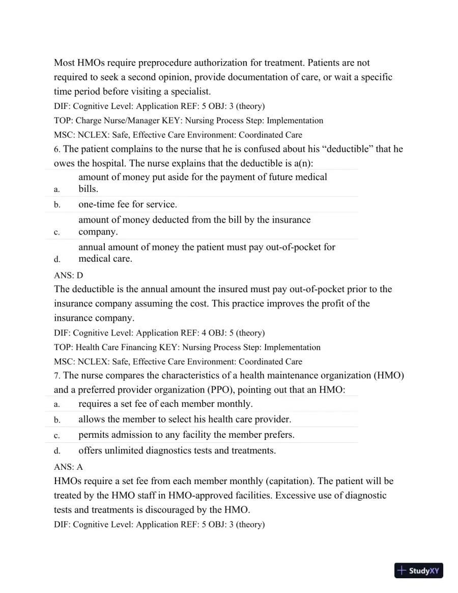 Test Bank For Medical-Surgical Nursing: Concepts and Practice, 2nd Edition, page 4