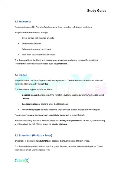 Microbiology - Diseases Cardiovascular Lymphatic Systems - Page 4 preview image