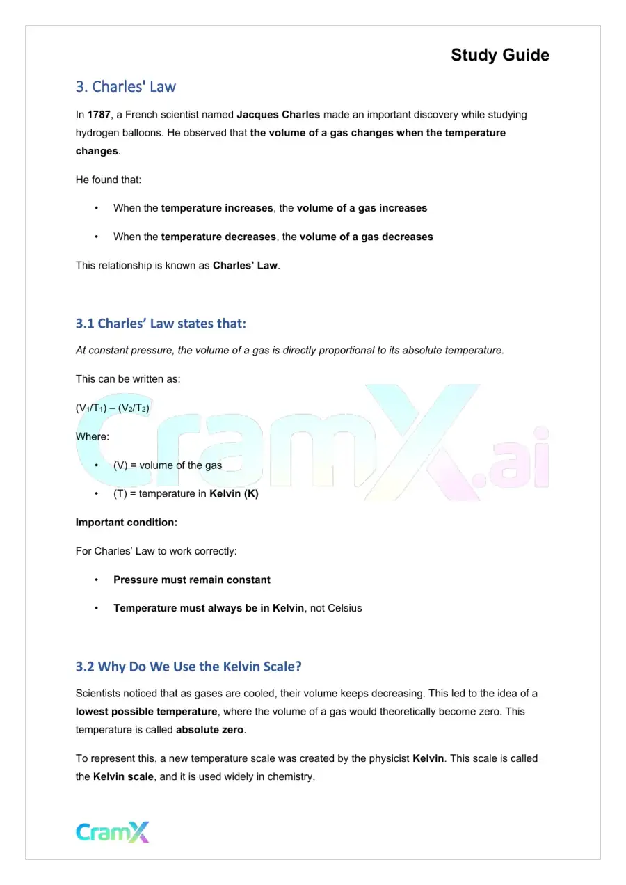 Chemistry - Gases, page 10