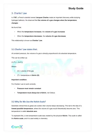 Chemistry - Gases - Page 10 preview image