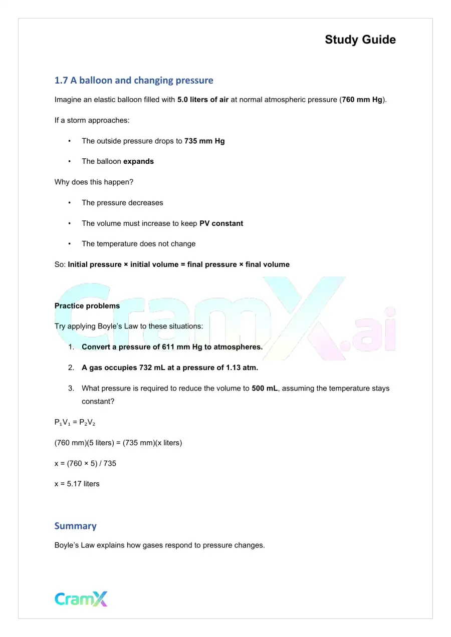 Chemistry - Gases, page 3