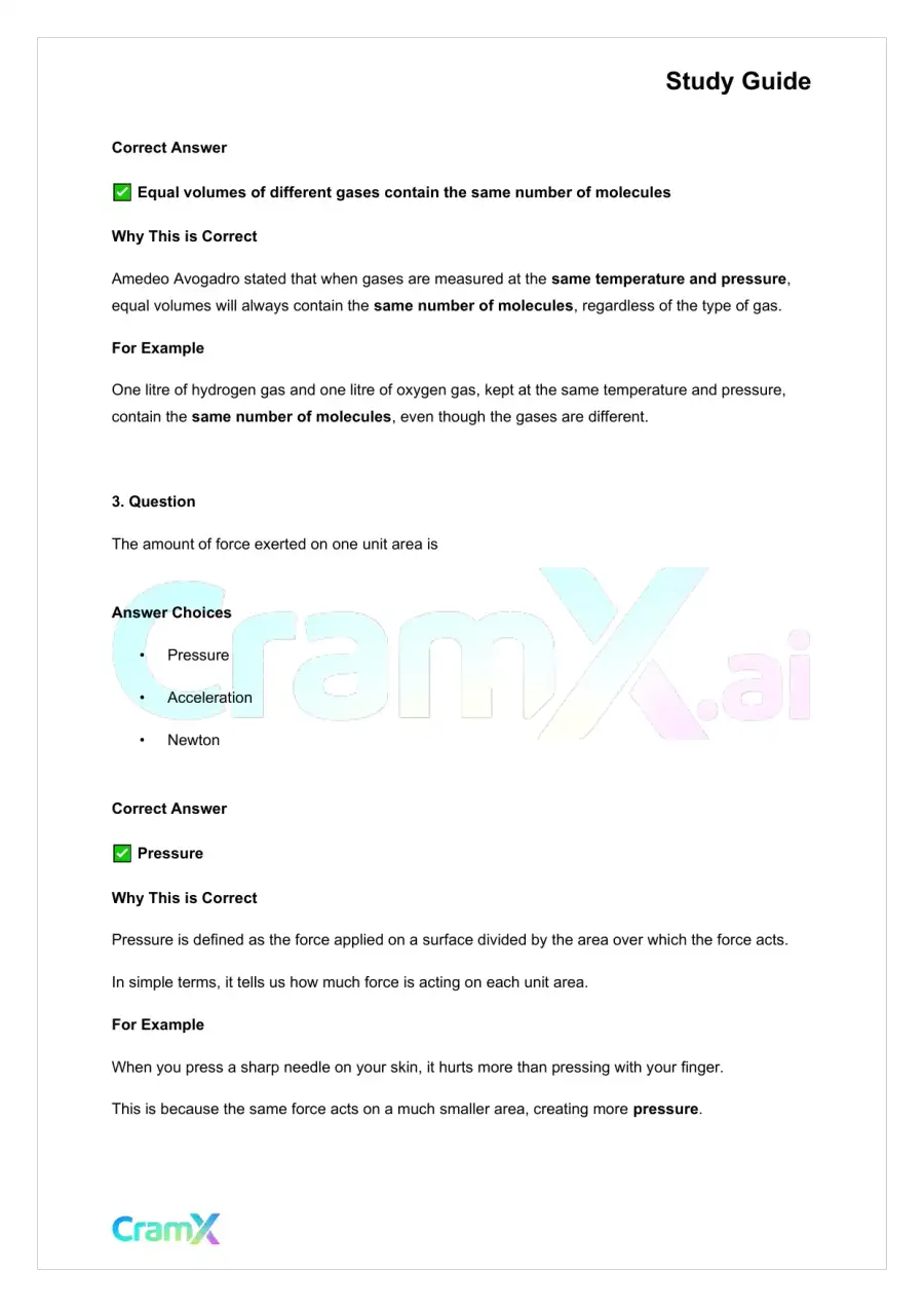 Chemistry - Gases, page 5