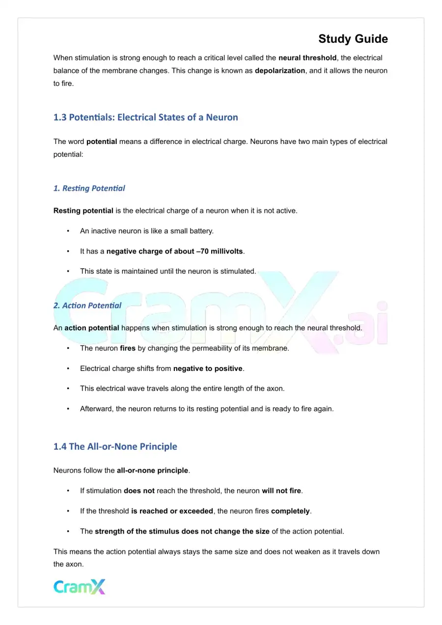 Psychology - Psychology Biological Bases of Behavior, page 2