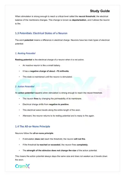 Psychology - Psychology Biological Bases of Behavior - Page 2 preview image