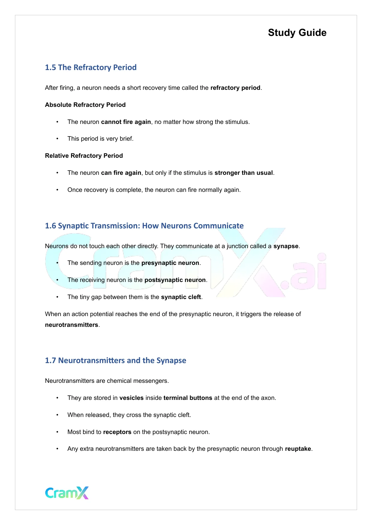 Psychology - Psychology Biological Bases of Behavior - Page 3 preview image