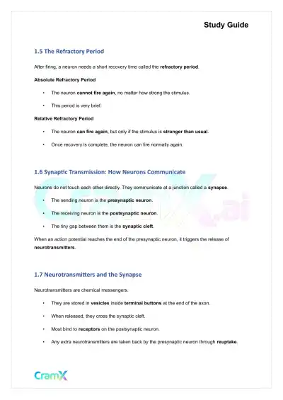 Psychology - Psychology Biological Bases of Behavior - Page 3 preview image