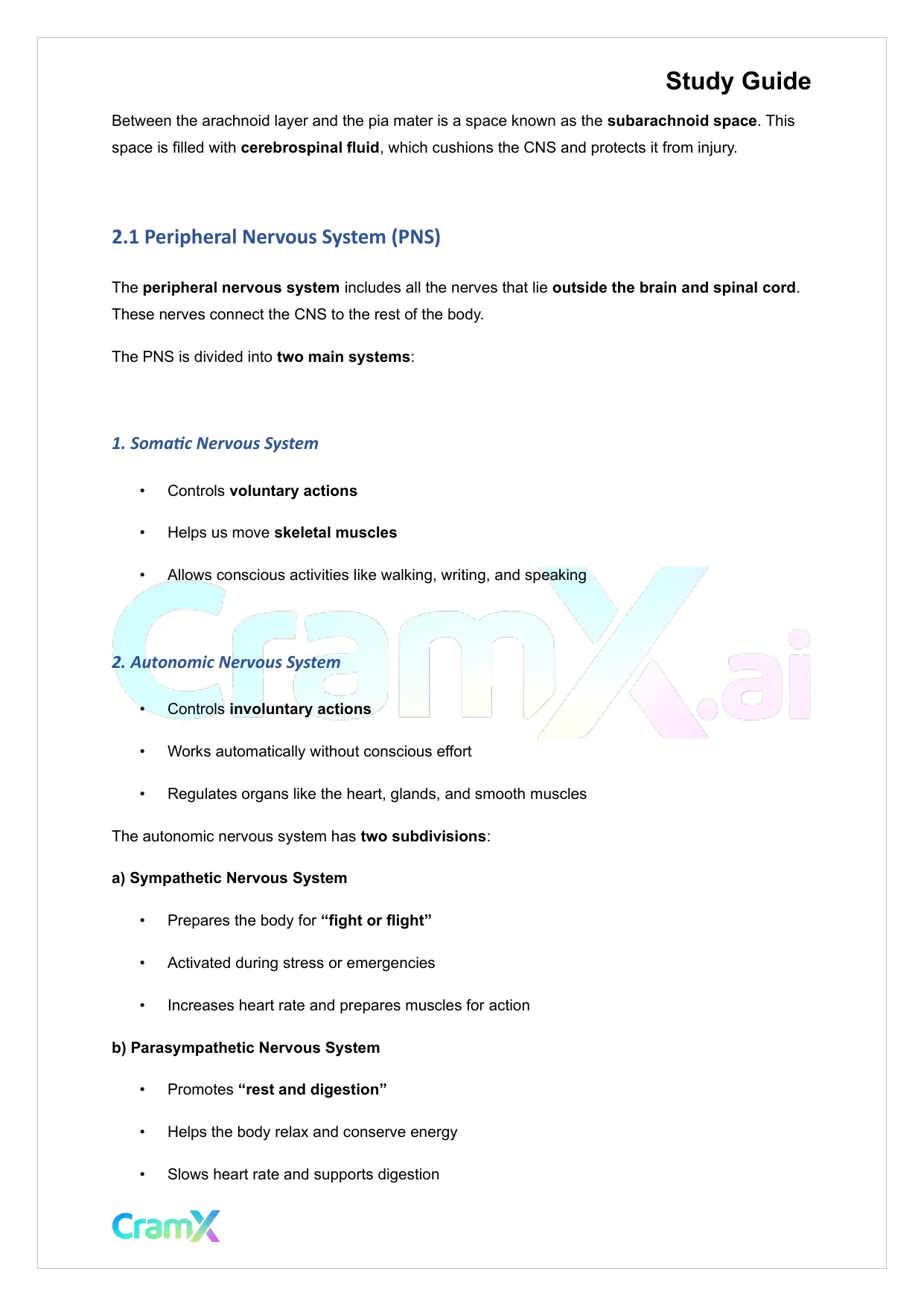 Psychology - Psychology Biological Bases of Behavior - Page 7 preview image