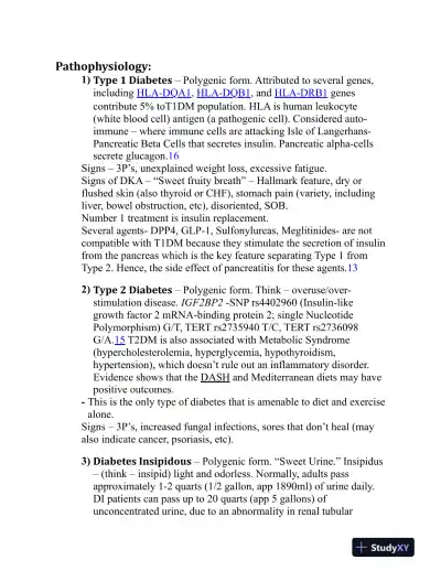 NAPLEX Complete Study Outline A Topic-Wise Approach DIABETES (2019) - Page 14 preview image