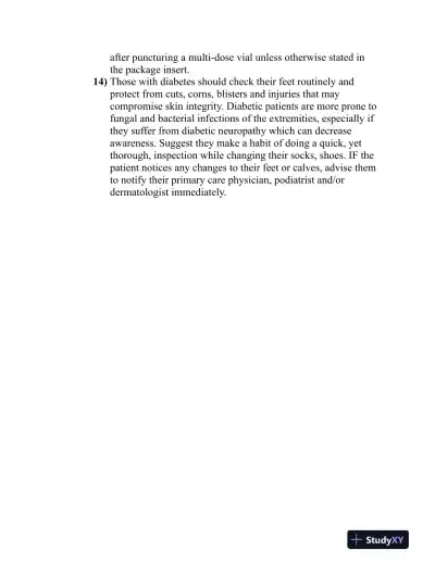 NAPLEX Complete Study Outline A Topic-Wise Approach DIABETES (2019) - Page 7 preview image
