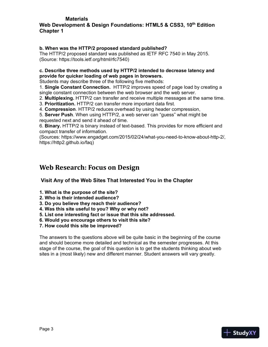 Solution Manual For Web Development and Design Foundations with HTML5, 10th Edition, page 8
