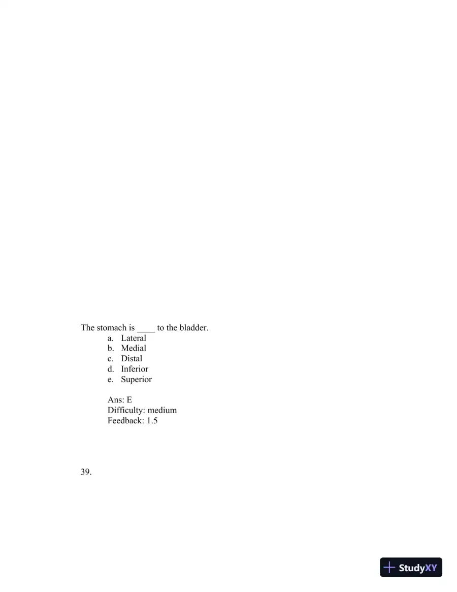 Test Bank For Principles of Anatomy and Physiology 12th Edition Test Bank, page 17