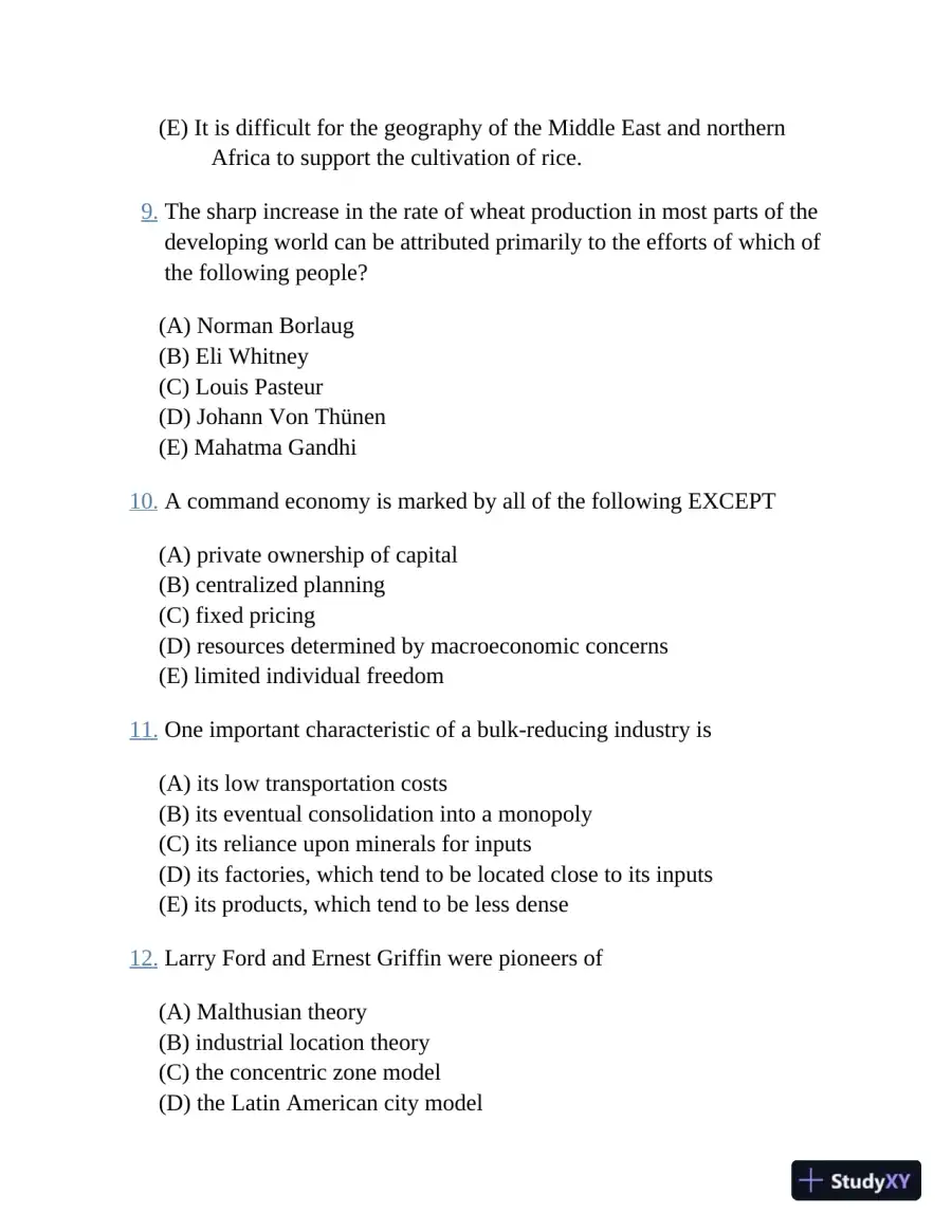 Princeton Review AP Human Geography Prep, 2023: 3 Practice Tests + Complete Content Review (2022), page 30