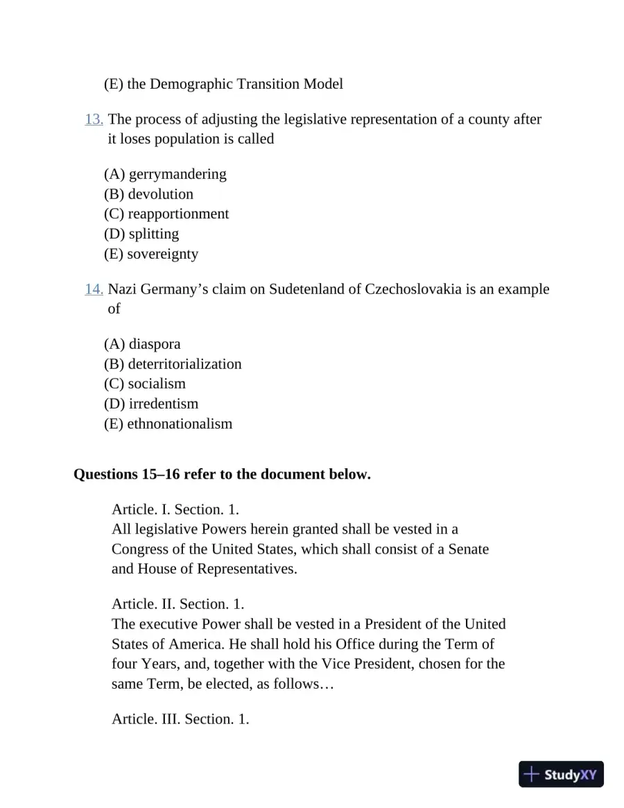 Princeton Review AP Human Geography Prep, 2023: 3 Practice Tests + Complete Content Review (2022), page 31