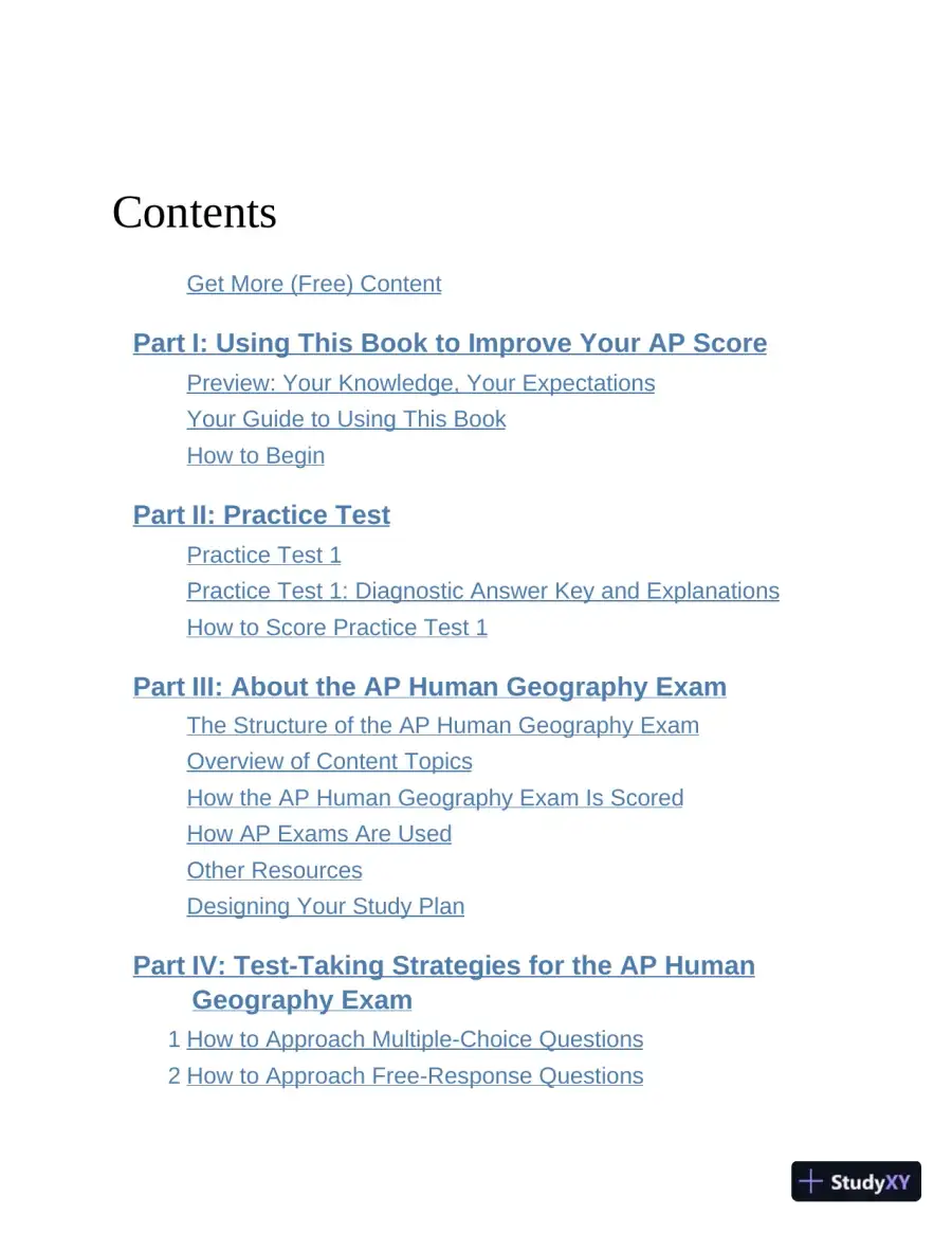 Princeton Review AP Human Geography Prep, 2023: 3 Practice Tests + Complete Content Review (2022), page 7