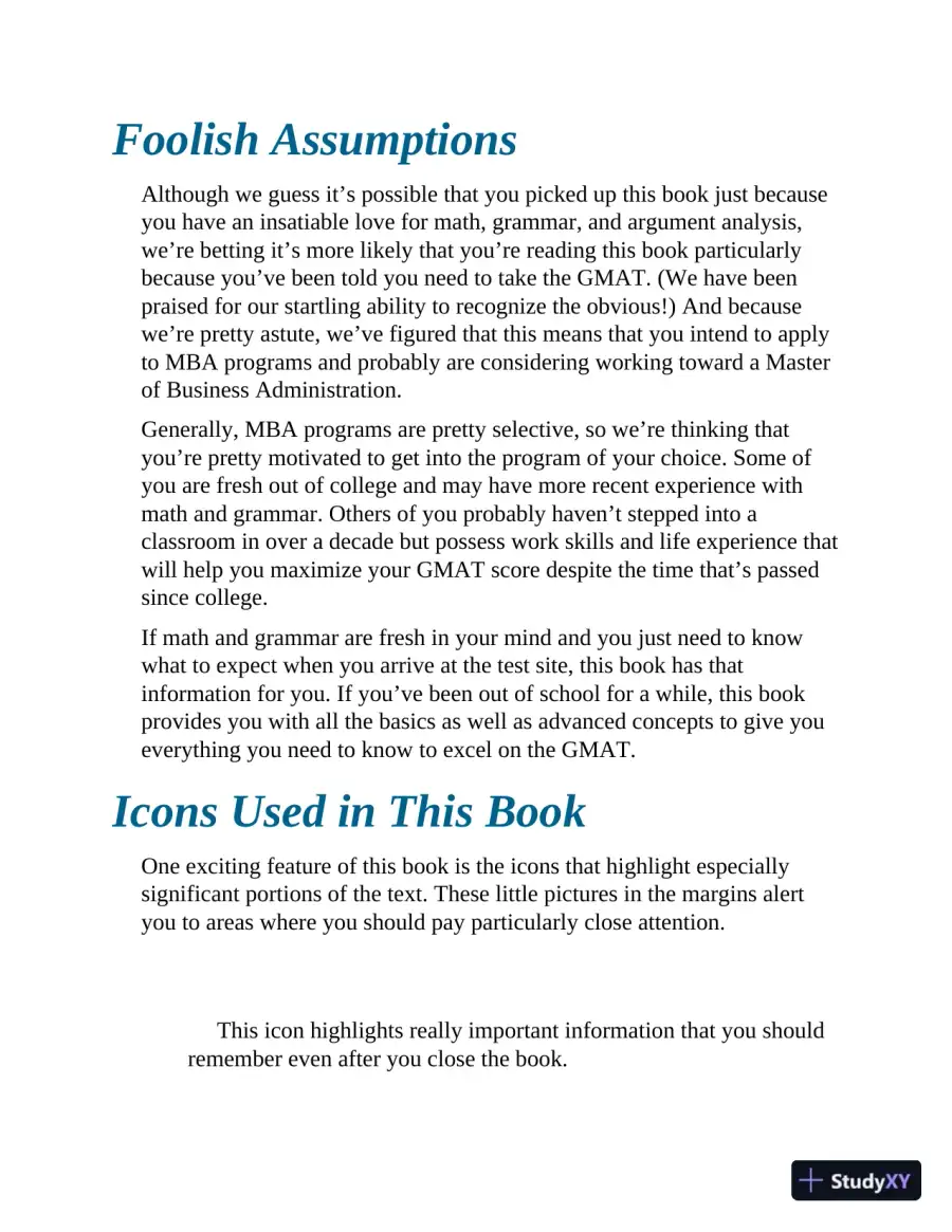 GMAT For Dummies 2020: Book + 7 Practice Tests (2020), page 18