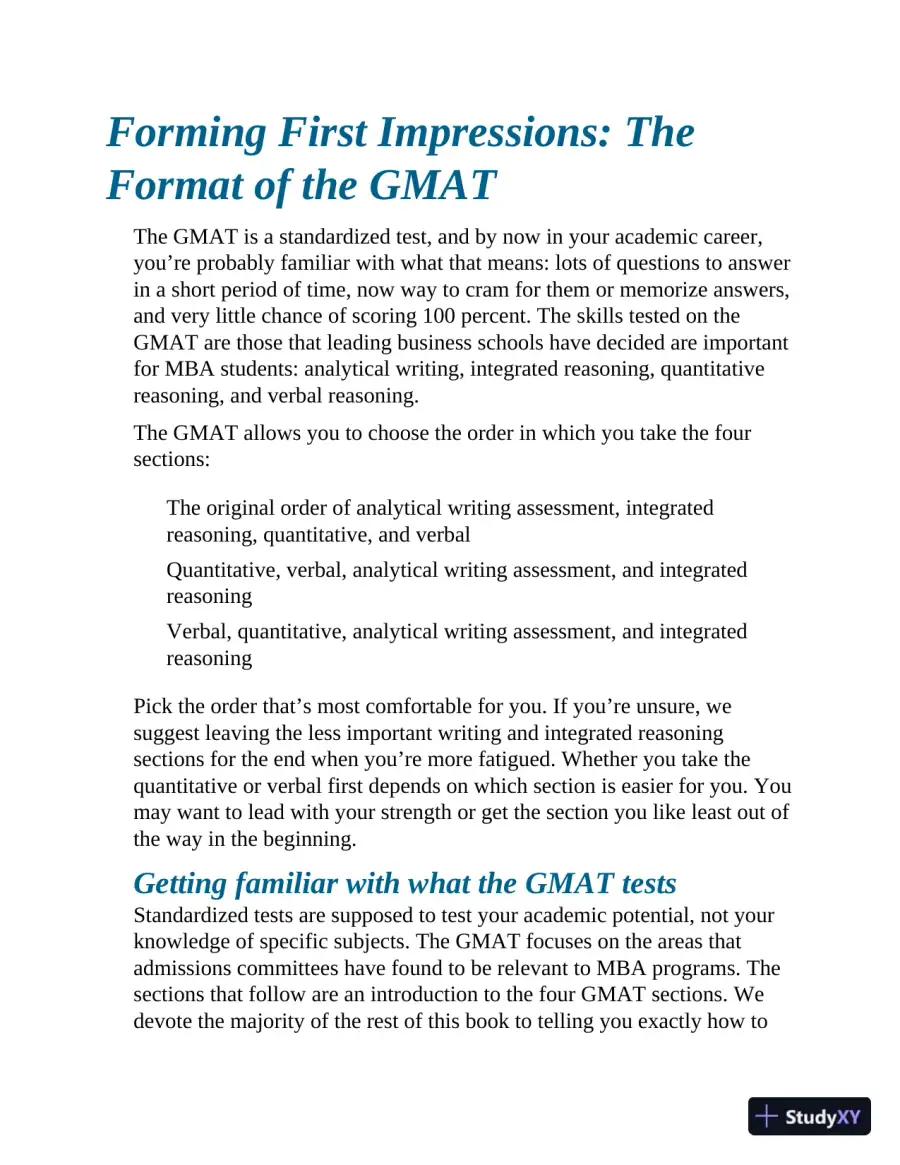 GMAT For Dummies 2020: Book + 7 Practice Tests (2020), page 30