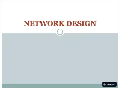 Network Design - Page 1 preview image