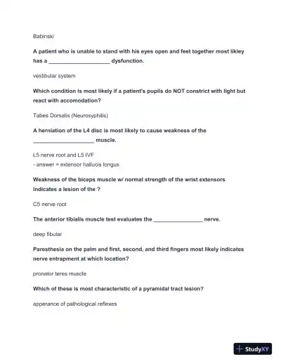 2024-2025 NBCE Practice test with Answers (303 Solved Questions) - Page 5 preview image