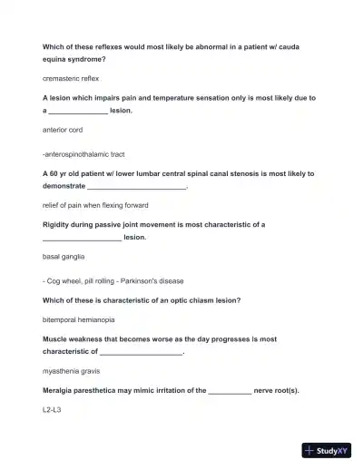 2024-2025 NBCE Practice test with Answers (303 Solved Questions) - Page 6 preview image