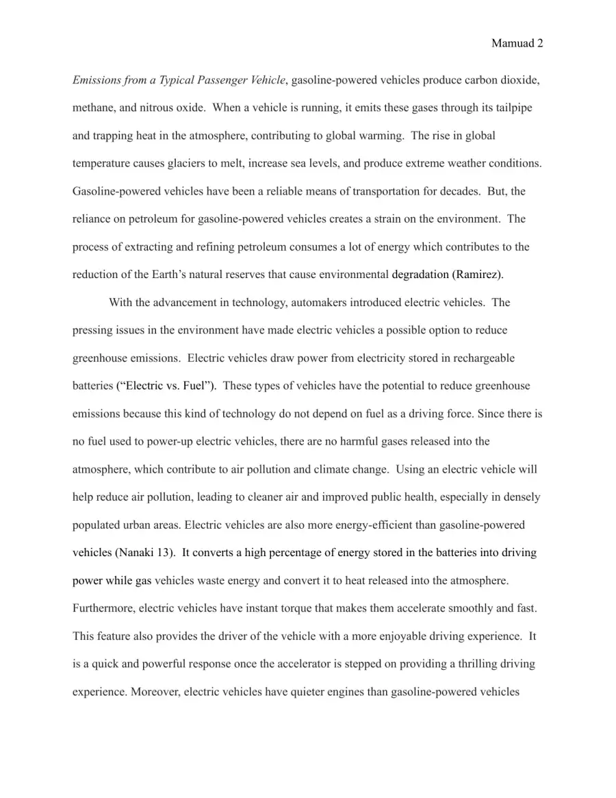 Fueling the Future Gas Vehicles and Electric Vehic, page 2