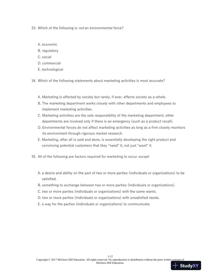 Marketing 13th Edition Test Bank, page 13