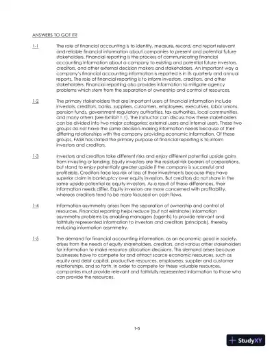 Solution Manual for Intermediate Accounting: Reporting and Analysis, 3rd Edition - Page 6 preview image
