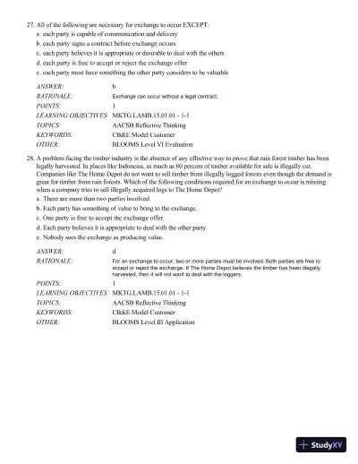 Test Bank For Mktg 8, 8th Edition - Page 11 preview image